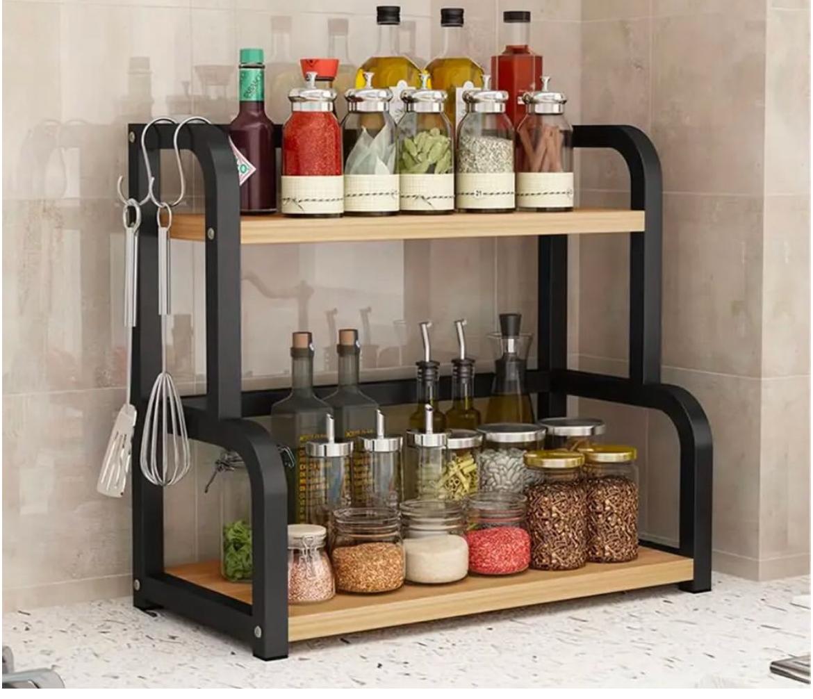Stainless Steel2 Kitchen Storage Rack - Image 4