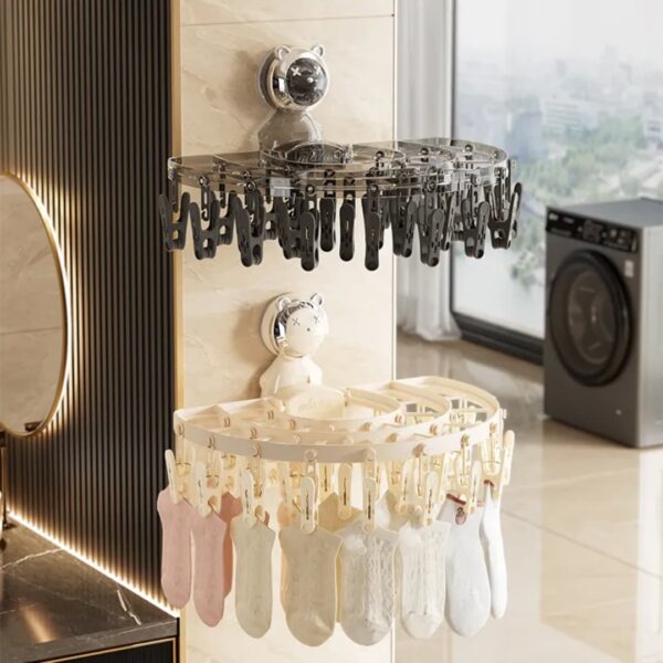 Wall Mounted Clothes/Socks Rack