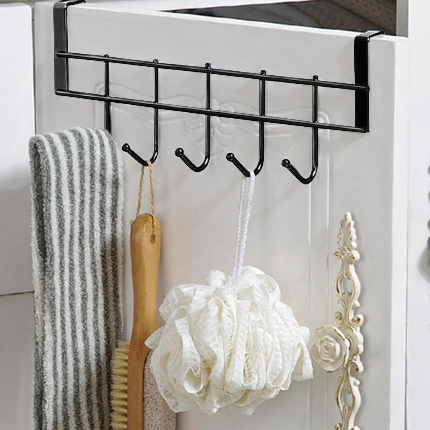 cabinet1 Multifunctional Over the Door Cabinet Hook - Image 1