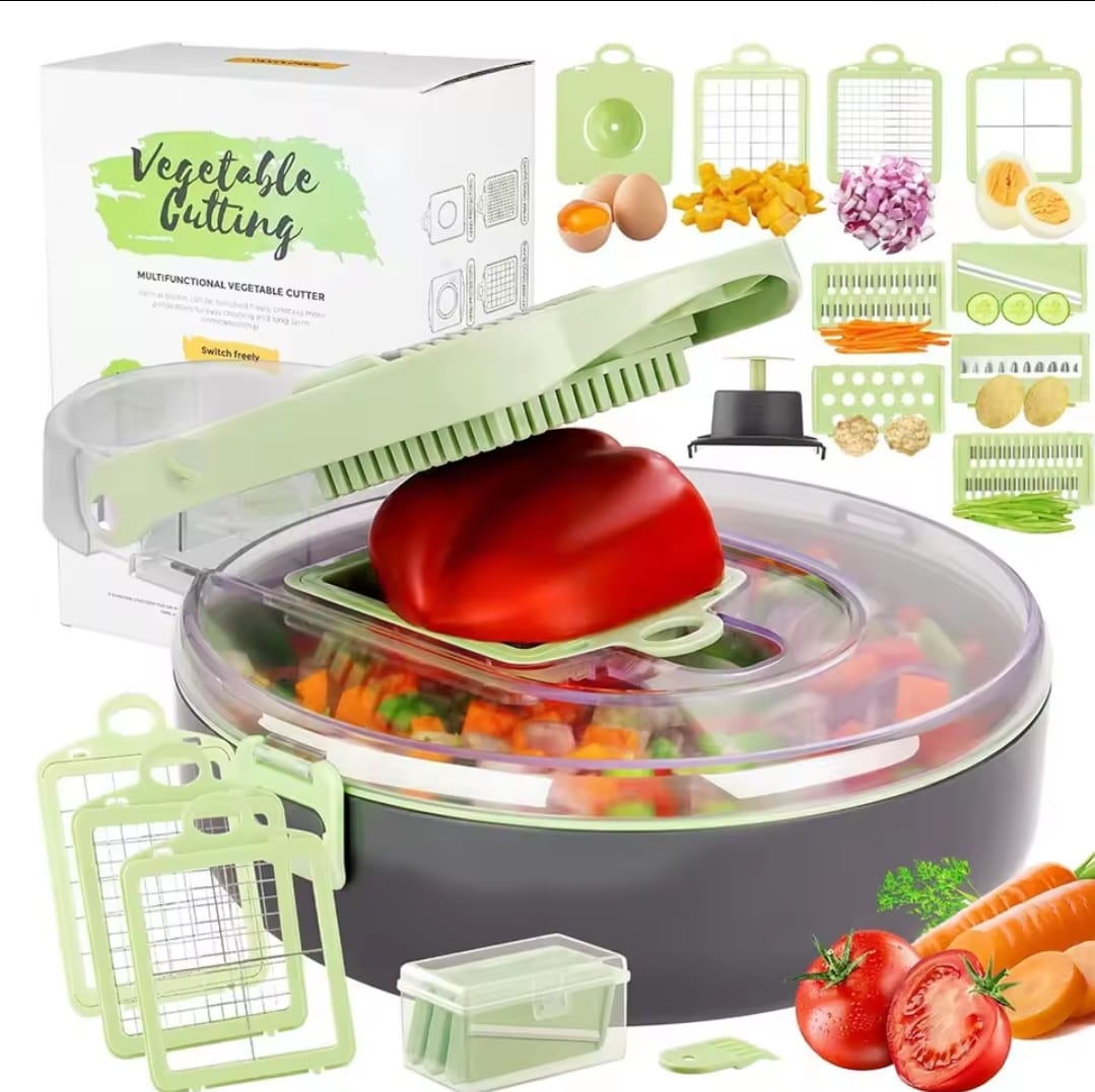 chopper4 Multi-Functional 9-in-1 Vegetable Chopper & Cutter - Image 6