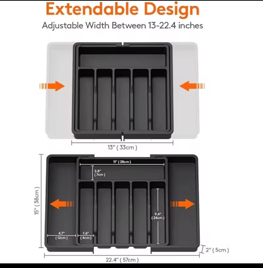 drawer5 Expandable Cutlery Drawer Organizer - Image 7