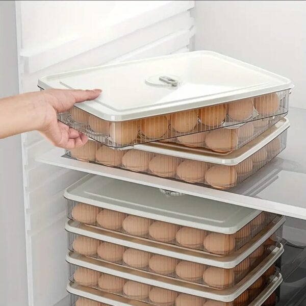 24-Grid Egg Holder with Lid
