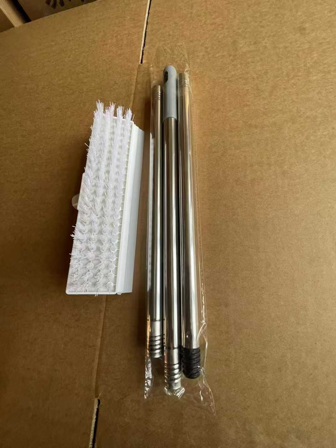floor4 2 in 1 Floor Brush Scrubber – Long Handle & Squeegee - Image 2