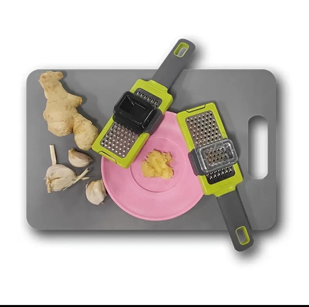 garlic3 Multifunctional Manual Garlic Crusher & Vegetable Cutter - Image 5