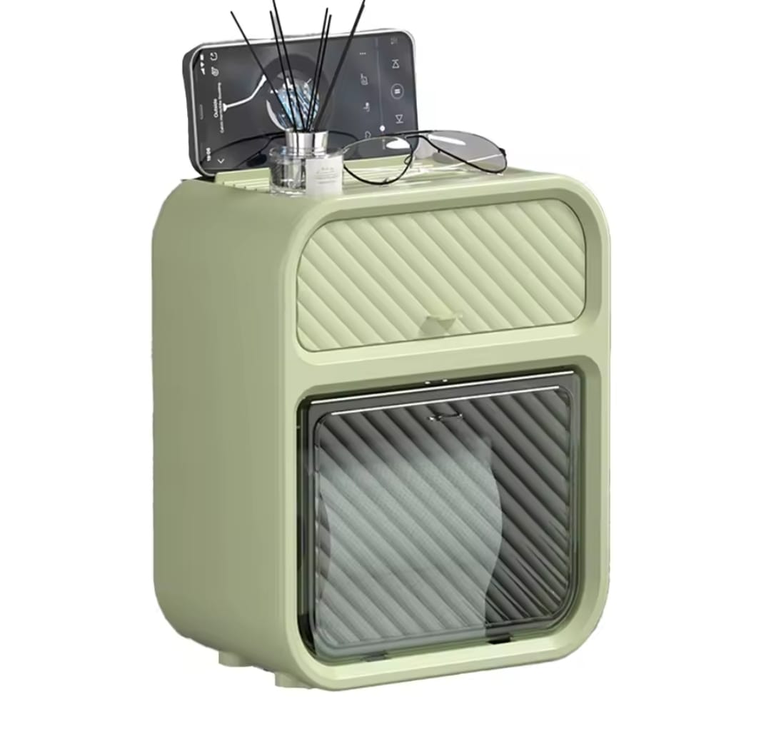 holder3 Space-Saving Wall-Mounted Tissue Box Holder - Image 5