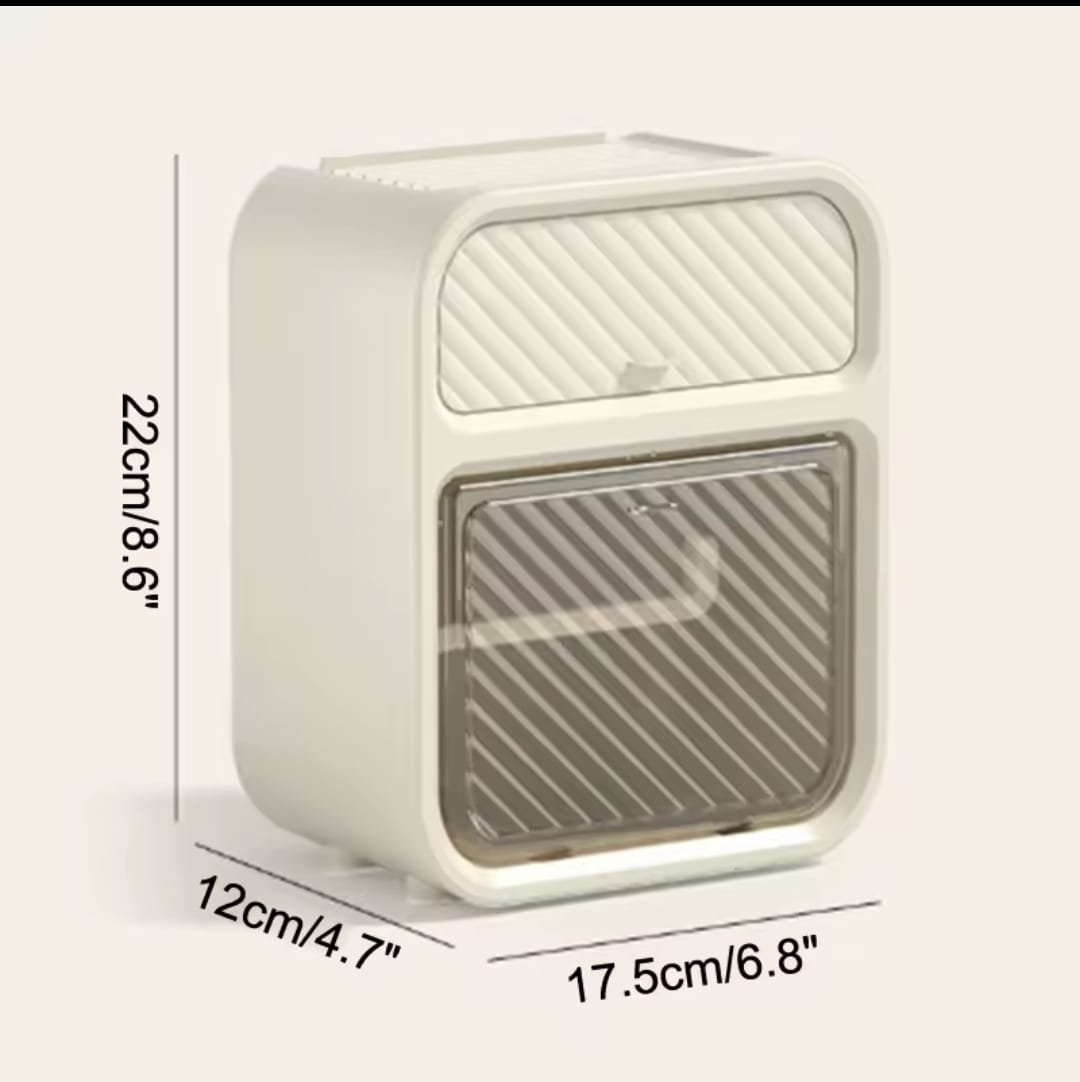 holder4 Space-Saving Wall-Mounted Tissue Box Holder - Image 6