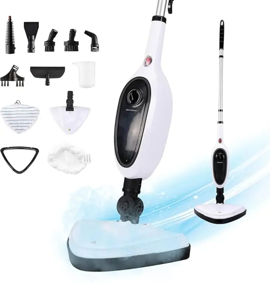 mop 1300W 10 in 1 Steam Cleaner – Hygienic Floor Mop - Image 1