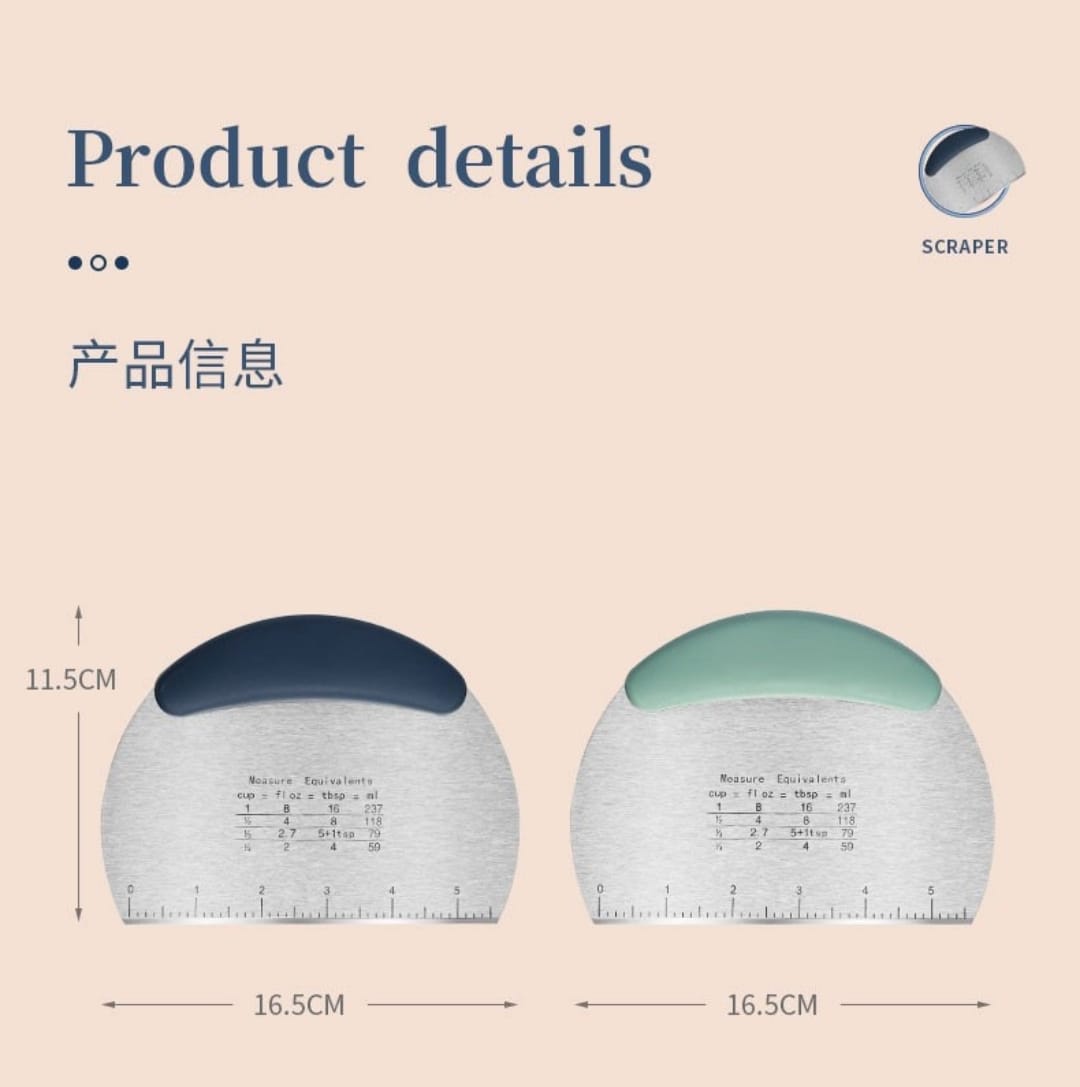 pro2 Pro Dough Pastry Scraper/Cutter - Image 4