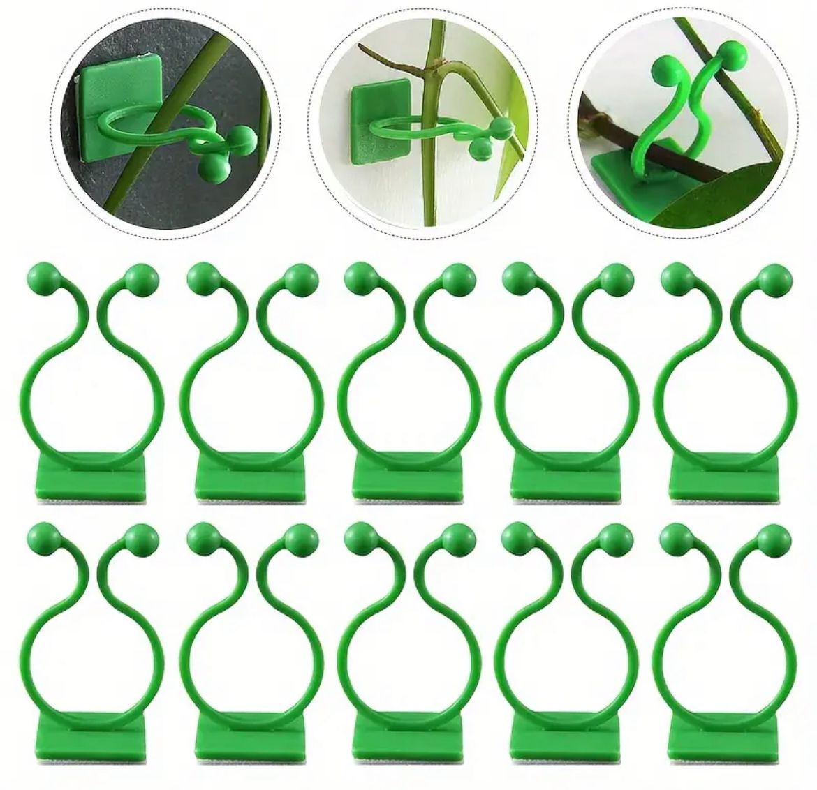 rattan 10pcs Invisible Wall Plant Climbing Clips - Image 1