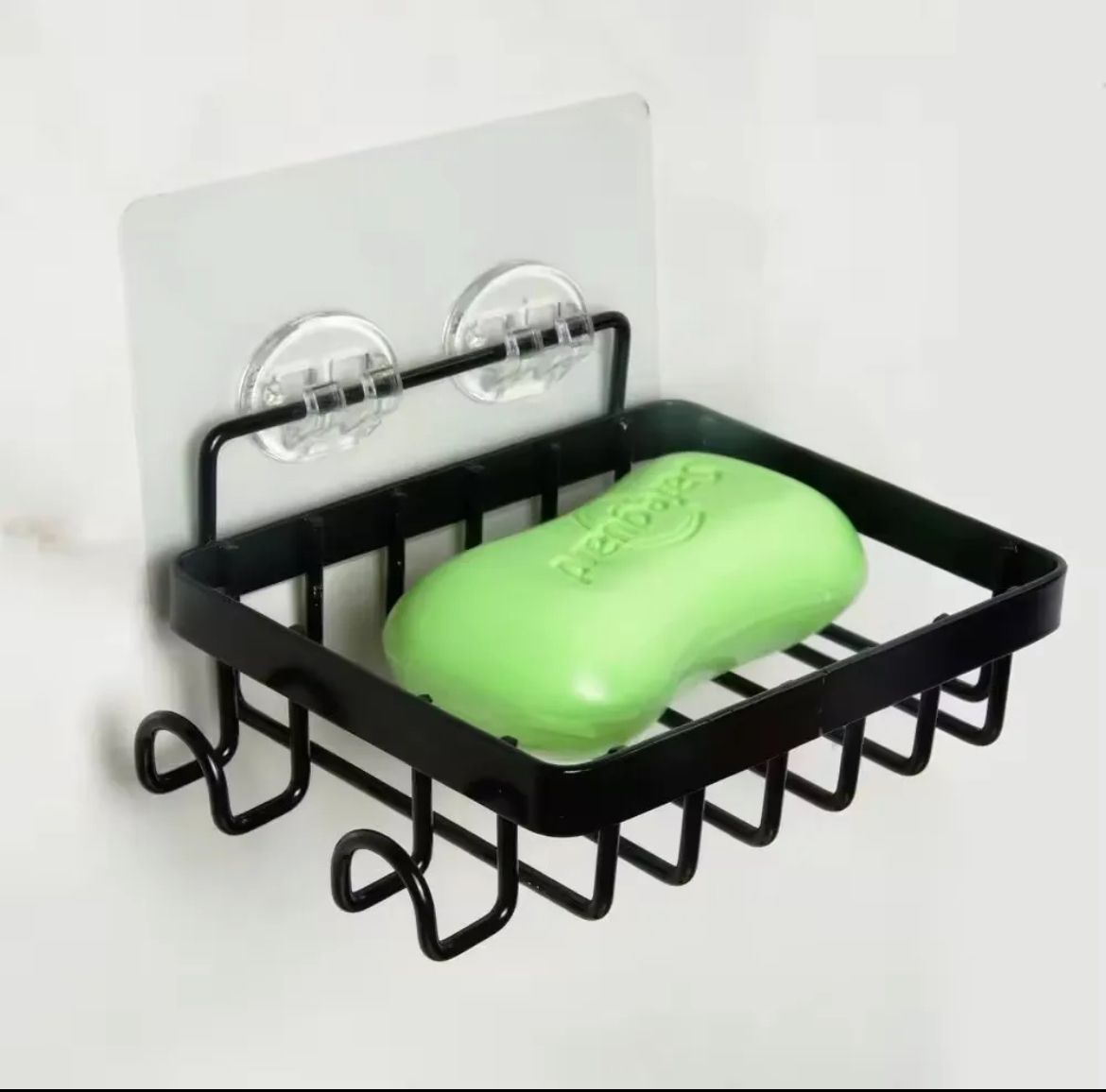 soap Wall-Mounted Stainless Steel Soap Dish – Black - Image 1