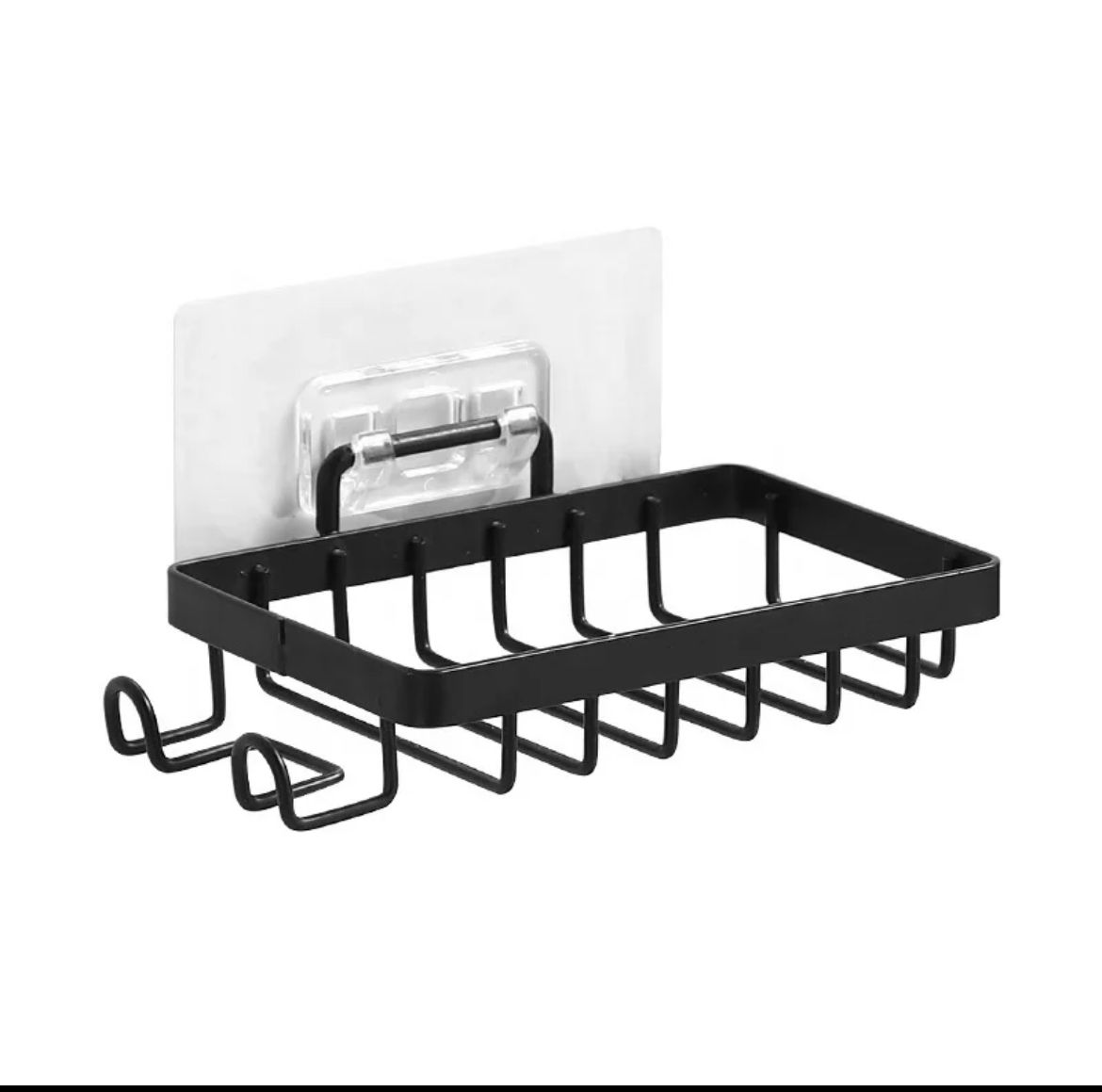 soap5 Wall-Mounted Stainless Steel Soap Dish – Black - Image 6