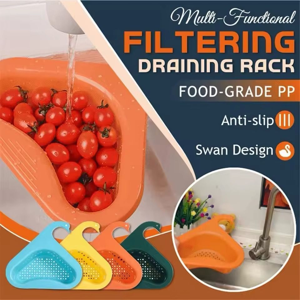 strainerpl2 Multifunctional Kitchen Sink Strainer Drain Basket - Image 3