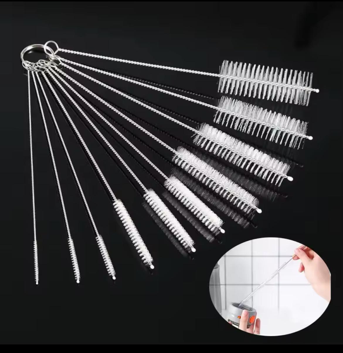 strawbrush 10Pcs Drinking Straw Cleaning Brush Set - Image 1