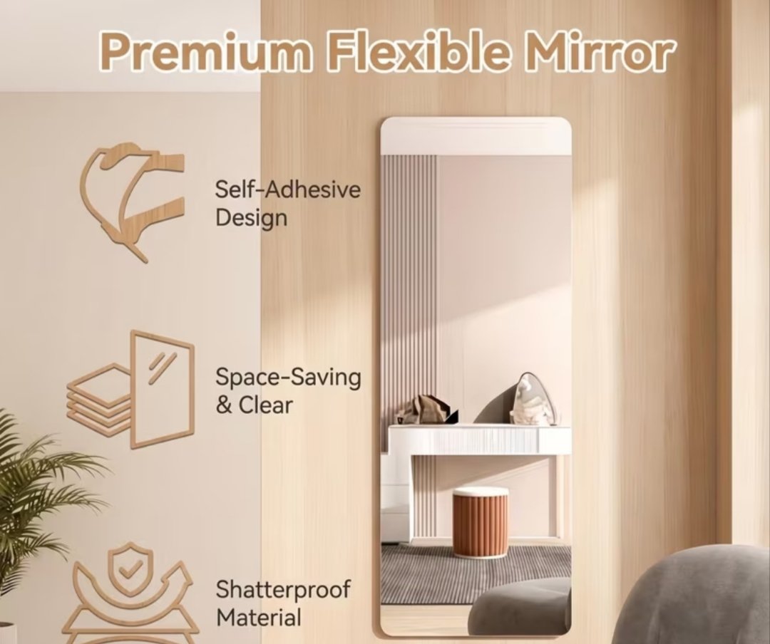 2025/09/1001423910.jpg Self Adhesive Acrylic Mirror - Image 3