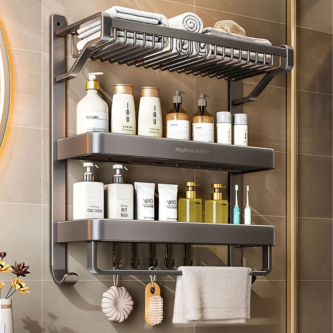 3-tier 3-Tier Aluminum Bathroom Rack/Organizer - Image 5