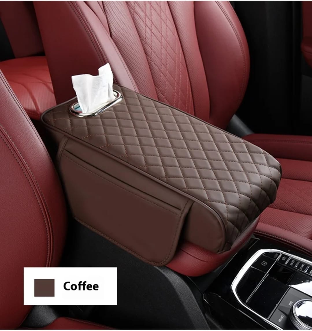 armrest4 2-in-1 Car Armrest Cushion with Tissue Storage - Image 3
