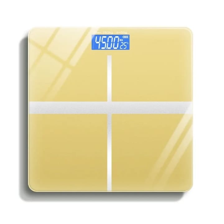 body scale Smart Digital Body Scale – Rechargeable & LCD Display - Image 1