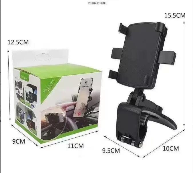 car phone 2 Car Phone Holder 360° Rotating Dashboard Mount - Image 2