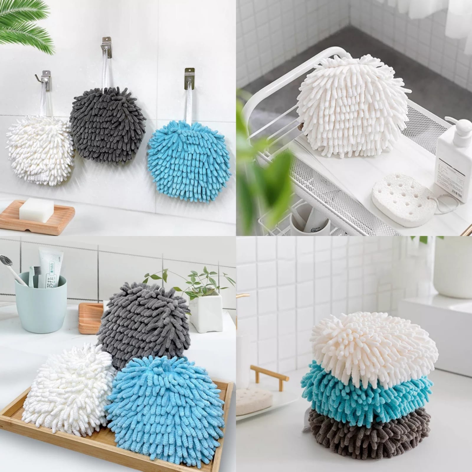 chenille Chenille Towels Quick Drying Kitchen & Bathroom Ball - Image 4