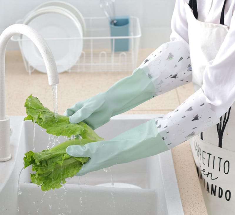 long silicone1 Long Silicone Waterproof Gloves – Durable & Comfortable - Image 1