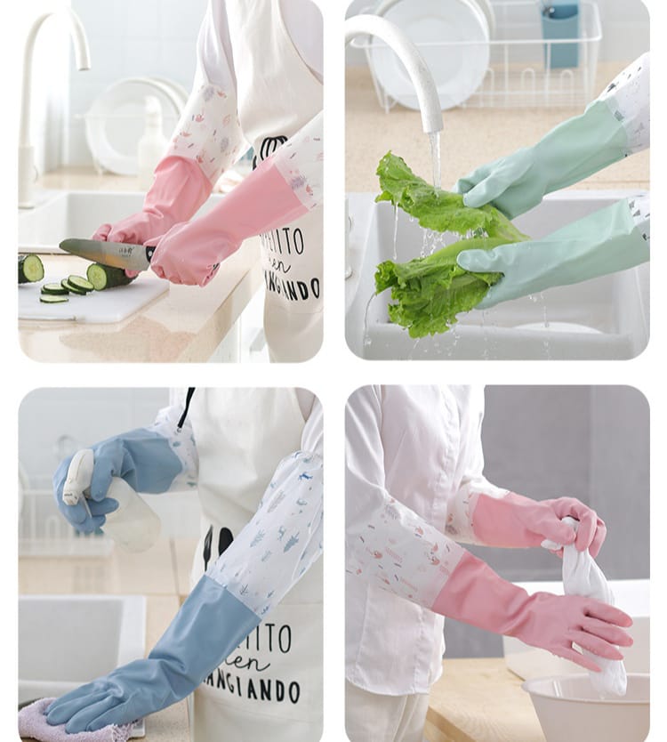 long silicone2 Long Silicone Waterproof Gloves – Durable & Comfortable - Image 3