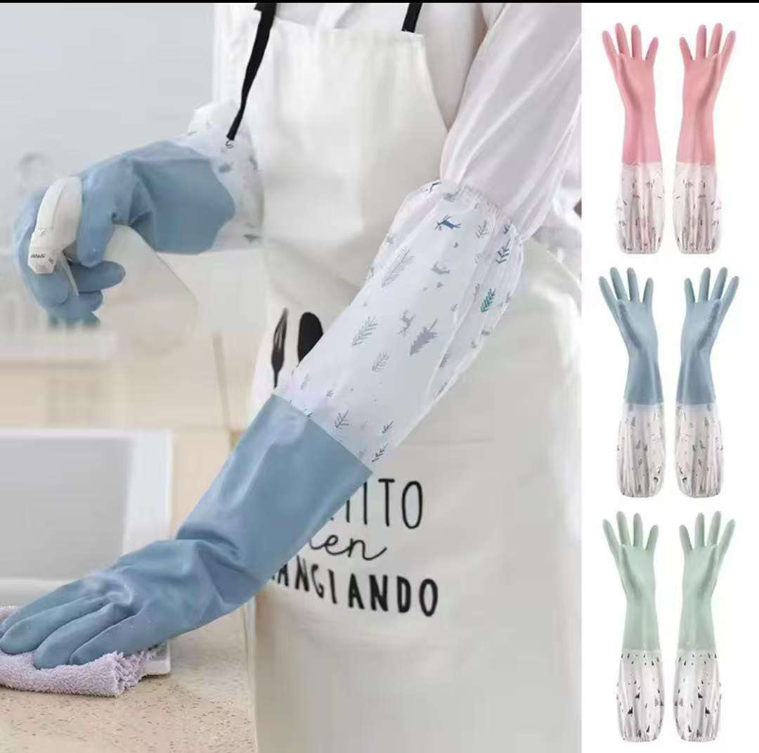 long silicone3 Long Silicone Waterproof Gloves – Durable & Comfortable - Image 2