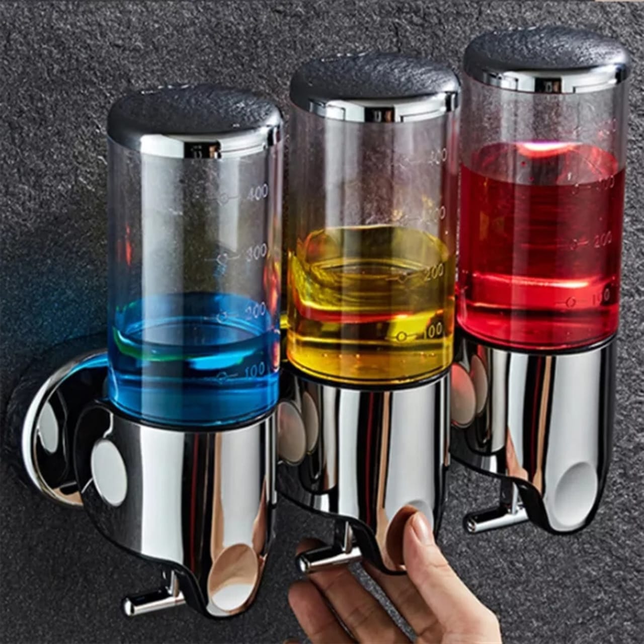 multi-chamber Wall-Mounted Multi-Chamber Soap Dispenser - Image 5