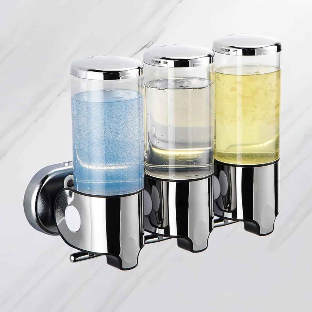 multi-chamber1 Wall-Mounted Multi-Chamber Soap Dispenser - Image 4