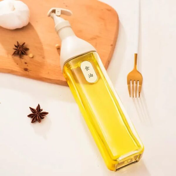 Oil Dispenser Bottle – 500ml Leak-Proof Glass for Kitchen