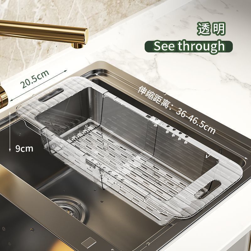 ots1 Multifunctional Acrylic Over-the-Sink Colander/Drain Basket - Image 7