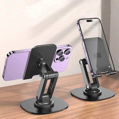 Phone Holder Desk Stand – Rotatable & Adjustable