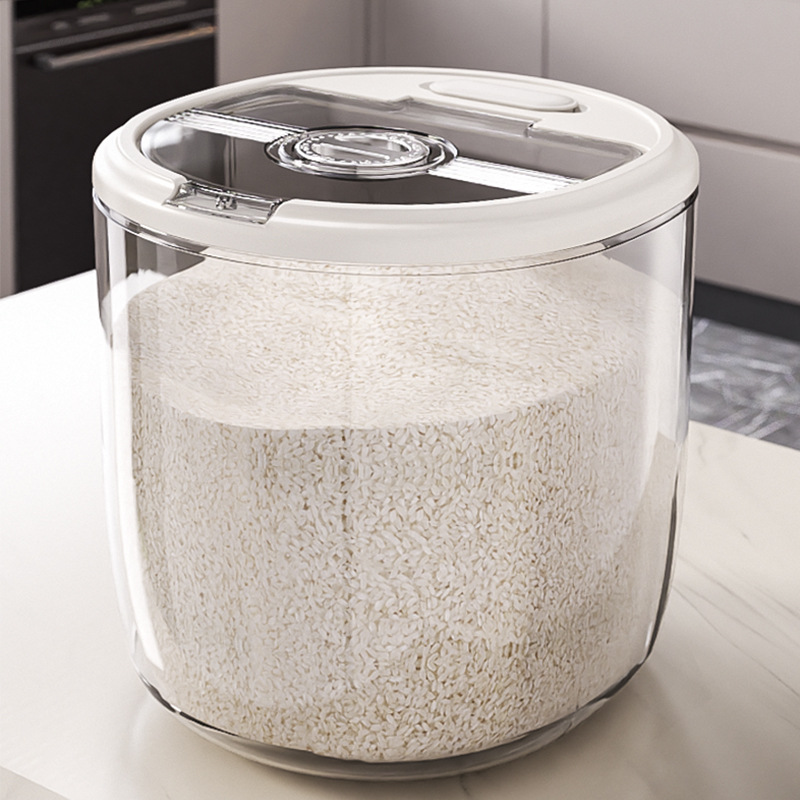rice bucket Acrylic 10kg Rice Bucket – Airtight Food Storage - Image 6