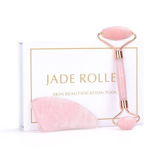 Jade Roller & Gua Sha Set – Facial Massager