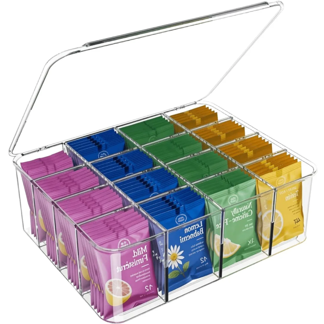 Acrylic Tea Bag Organizer Acrylic Tea Bag Organizer