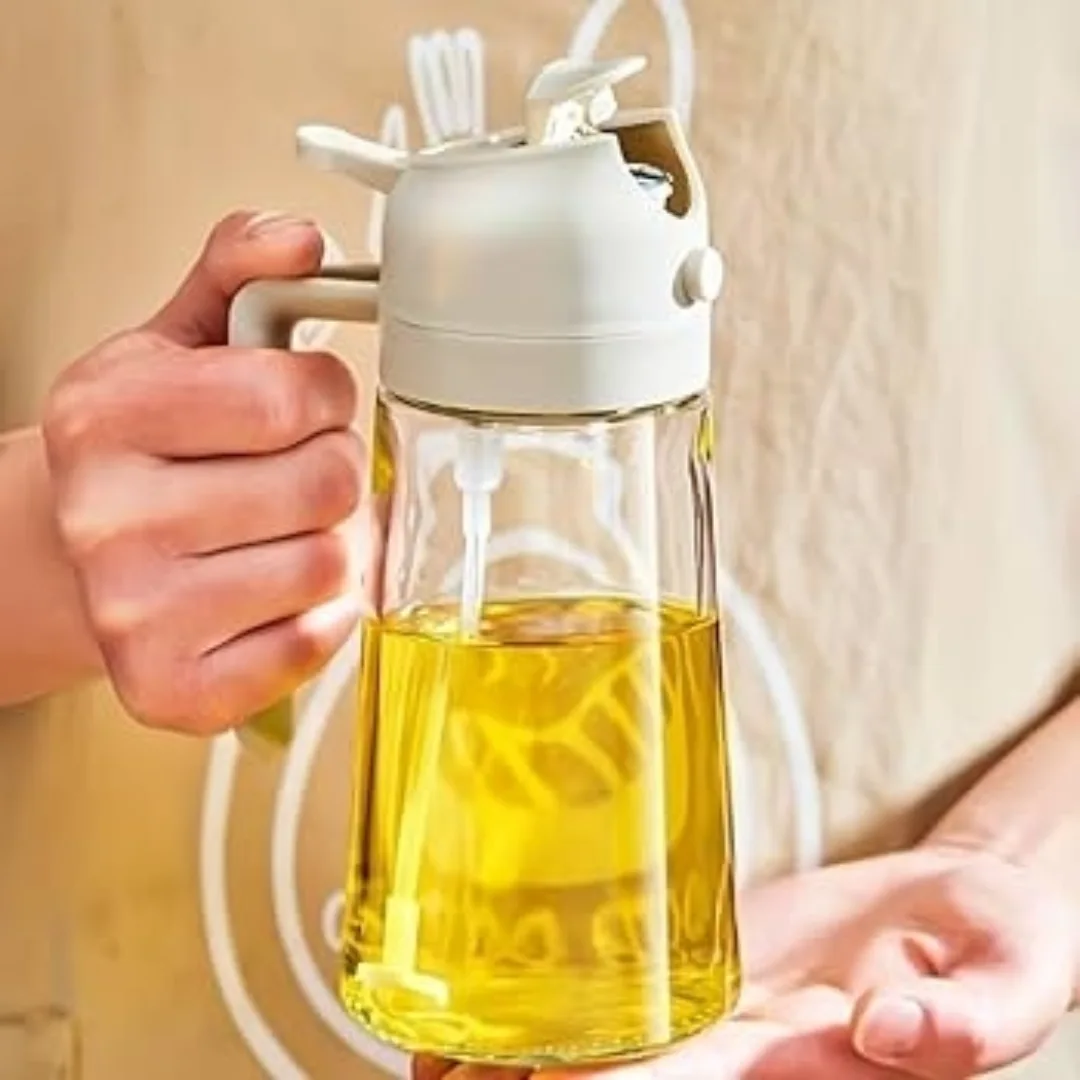 2 in 1 Automatic Glass Oil Dispenser Bottle 2 in 1 Automatic Glass Oil Dispenser Bottle