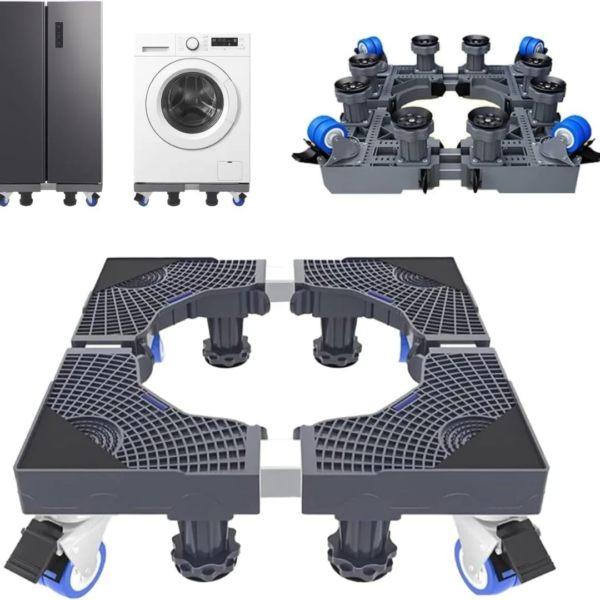 Adjustable Washing Machine & Refrigerator Base Stand