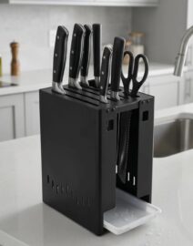 Multifunctional Kitchen Knife Block Organizer