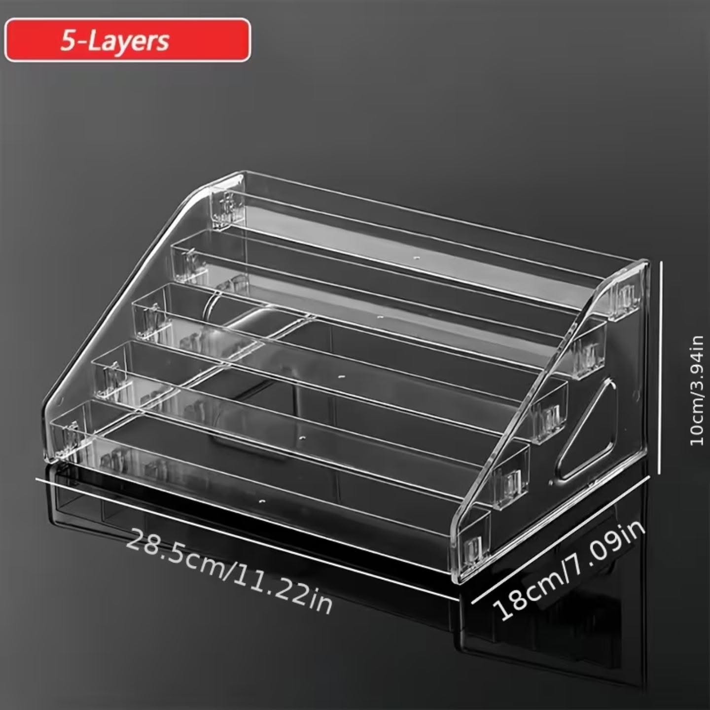5-Layer Clear Acrylic Display Stand 5-Layer Clear Acrylic Display Stand