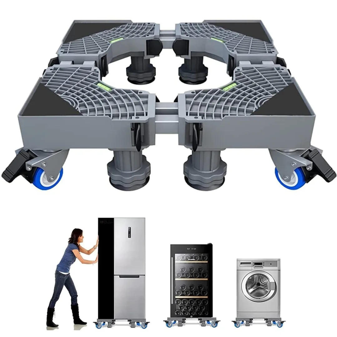 Adjustable Washing Machine & Refrigerator Base Stand Adjustable Washing Machine & Refrigerator Base Stand
