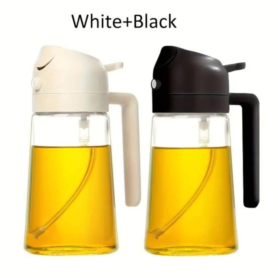 2 in 1 Automatic Glass Oil Dispenser Bottle 2 in 1 Automatic Glass Oil Dispenser Bottle