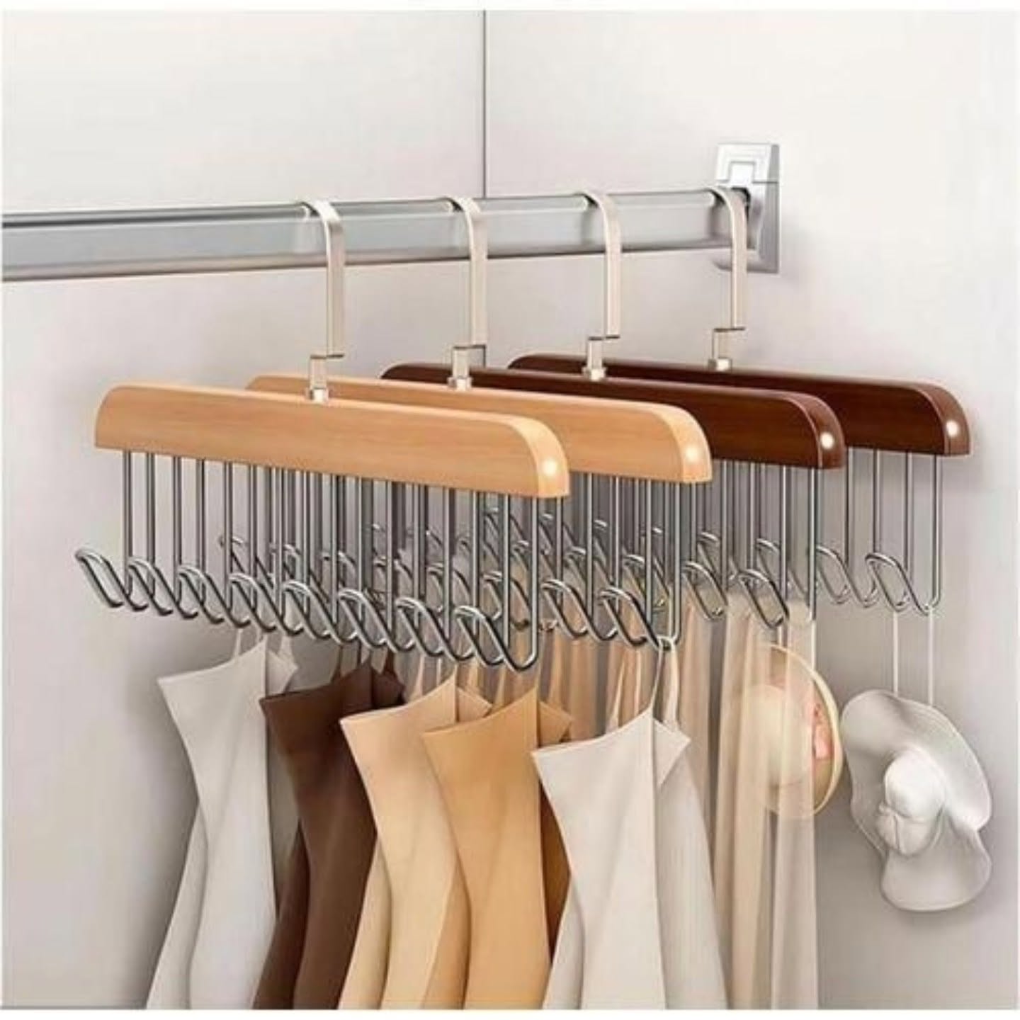 360° Rotating Tie, Belt & Scarf Organizer Hanger 360° Rotating Tie, Belt & Scarf Organizer Hanger