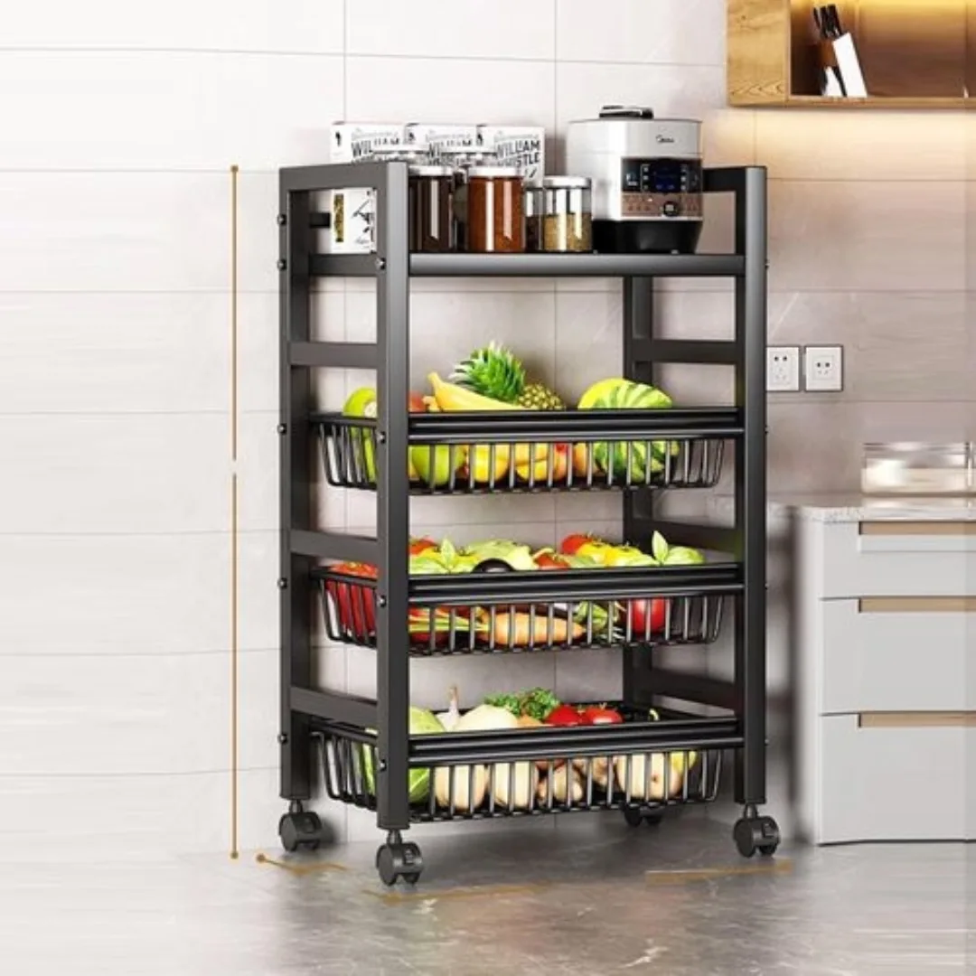 Multi-Layer Metallic Kitchen Rack Multi-Layer Metallic Kitchen Rack