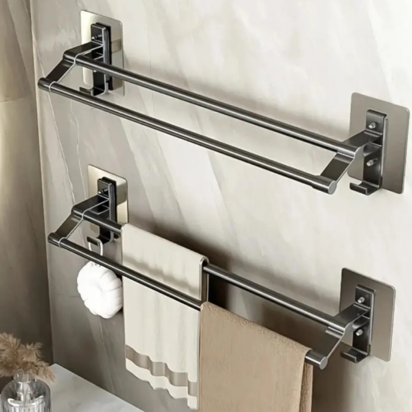 Wall Mounted Double Towel Bar