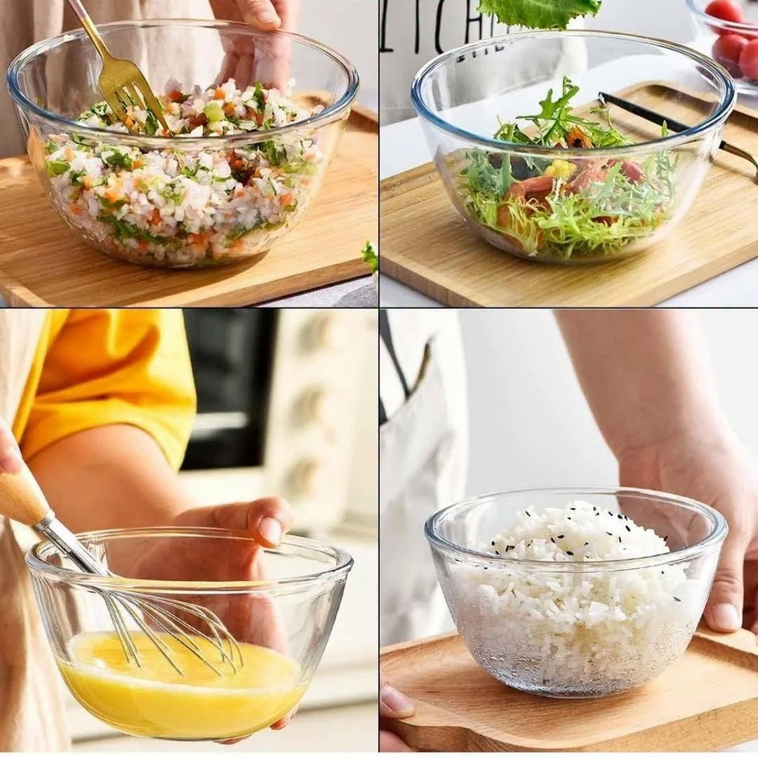 4500ml High Borosilicate Glass Bowls 4500ml High Borosilicate Glass Bowls