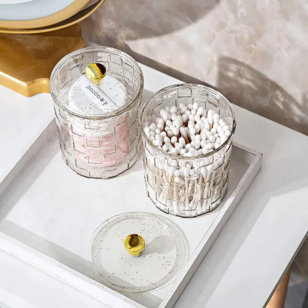 Acrylic High Quality Cotton/Swabs Organizers.Acrylic High Quality Cotton/Swabs Organizers. Acrylic High Quality Cotton/Swabs Organizers.