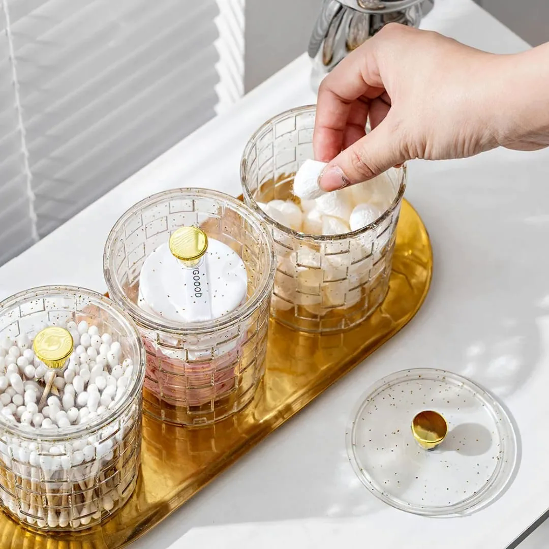 Acrylic High Quality Cotton/Swabs Organizers. Acrylic High Quality Cotton/Swabs Organizers.