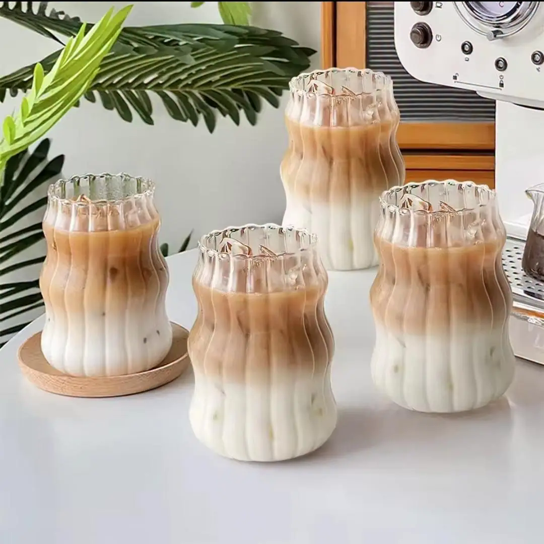 Ribbed Glass Tumblers Ribbed Glass Tumblers