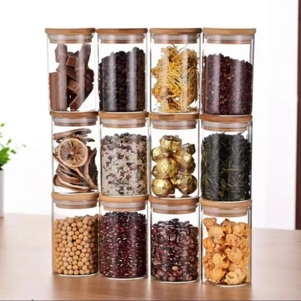 Round Glass Jars /Spice Jars