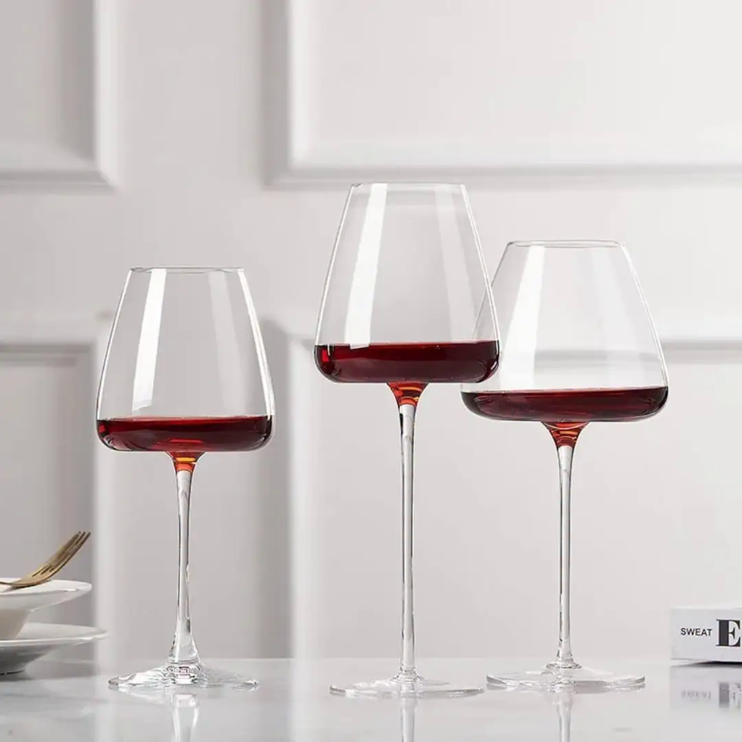 2Pcs Premium Quality Crystal Wine Glasses 2Pcs Premium Quality Crystal Wine Glasses