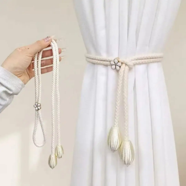 Modern Eco Friendly Fabric Adjustable Curtain Tieback